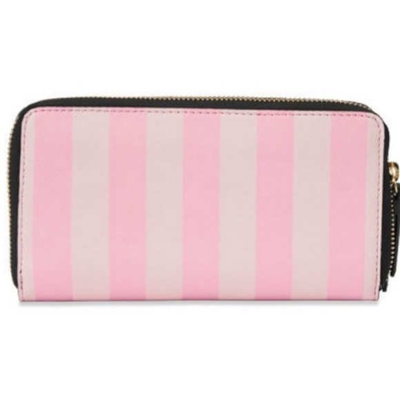 NEW! VS Signature Stripe Zip Wallet - Picture 3 of 7